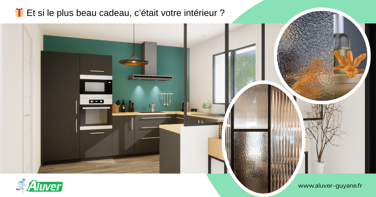 verres décoratifs d’ALUVER - laqués couleur, imprimés ou à motifs