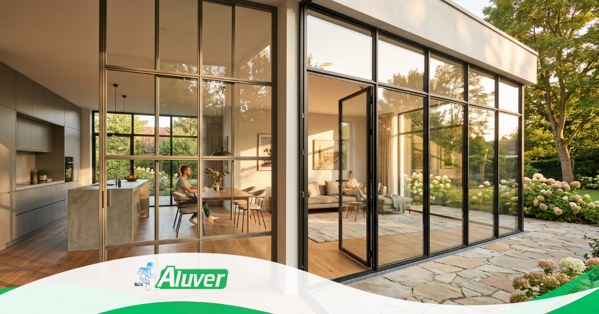 Ouvrez vos espaces à la lumière et au regard : châssis fixes & verrières signés ALUVER