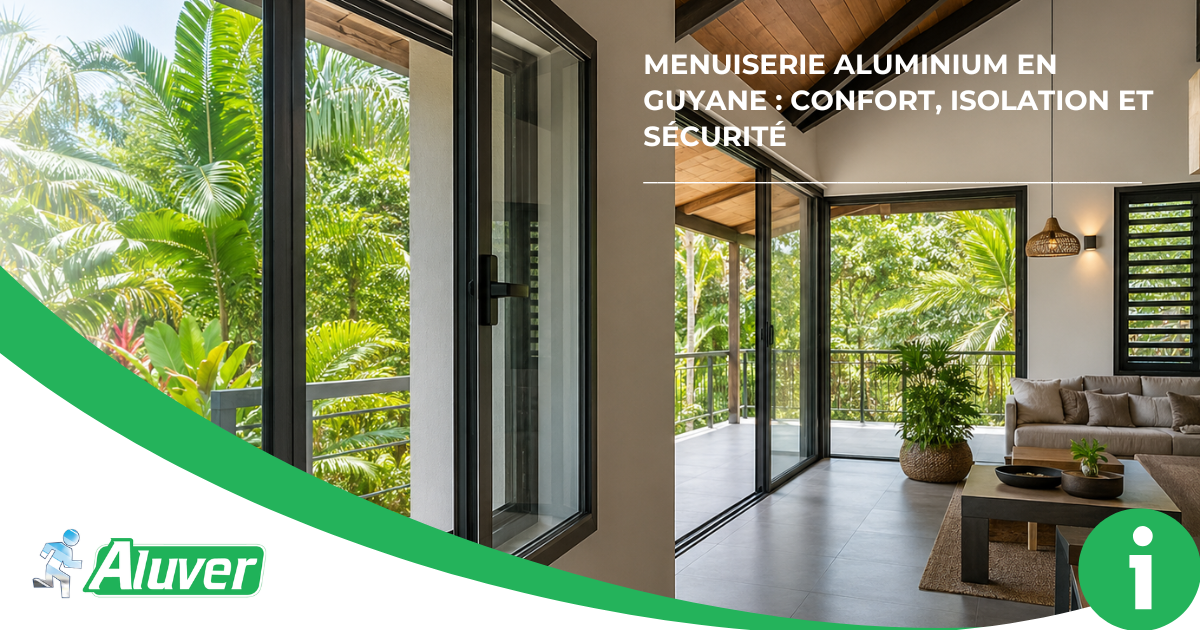 Fenêtres en Guyane : pourquoi choisir la menuiserie aluminium ?